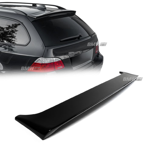 BMW E61 H-Style glossy black rear spoiler