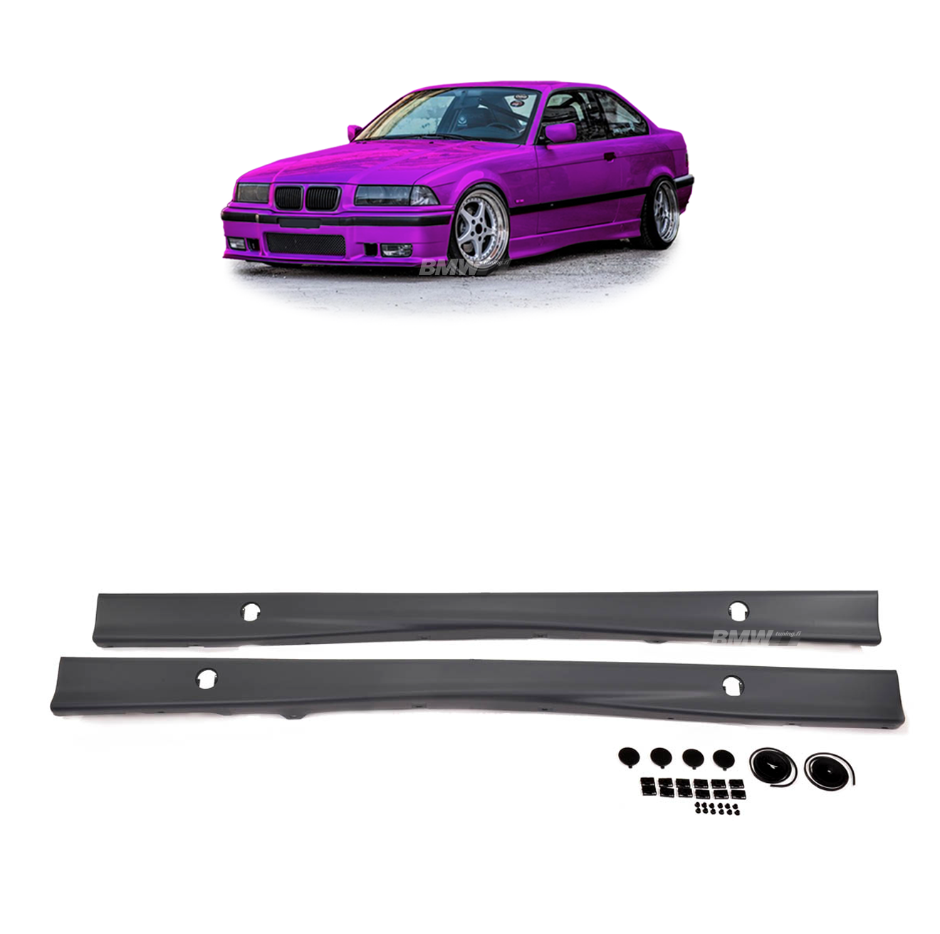 BMW E36 M-look Sivuhelmat