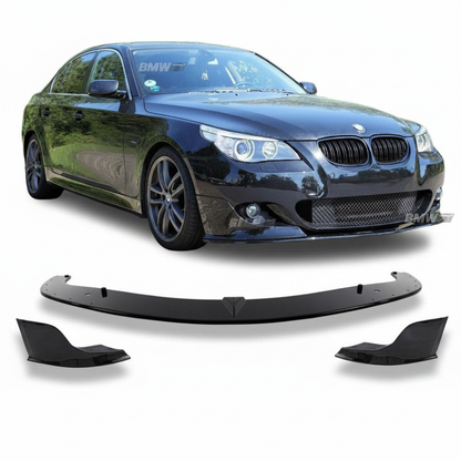 BMW E60 E61 M-performance Look Etupuskurin Lippa Kiiltävä Musta