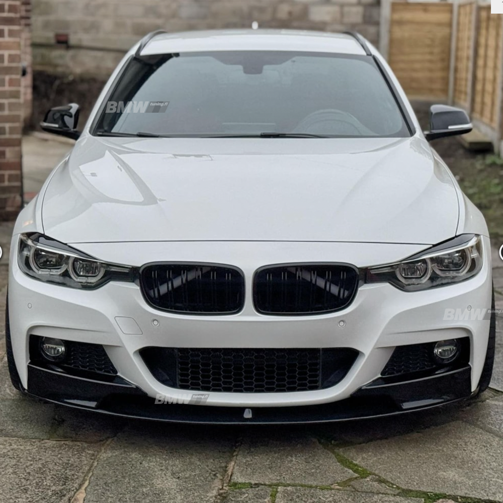 BMW F30 F31, M-look kiiltävän mustat munuaiset
