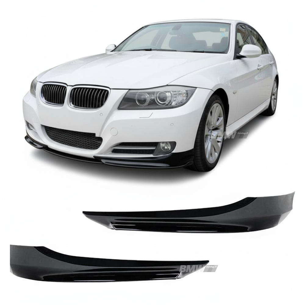 BMW E90 E91 LCI M-sport Etupuskurin Splitterit