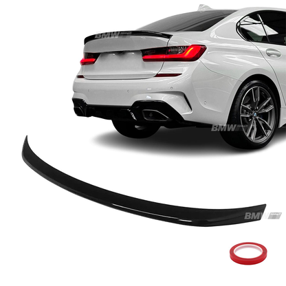 BMW G20 kiiltävän musta M-performance look takaspoileri