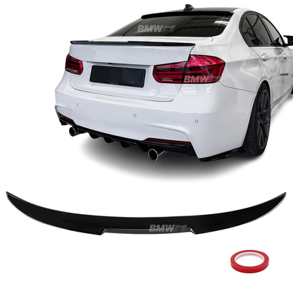 BMW F30 F80 M4-look rear spoiler glossy black