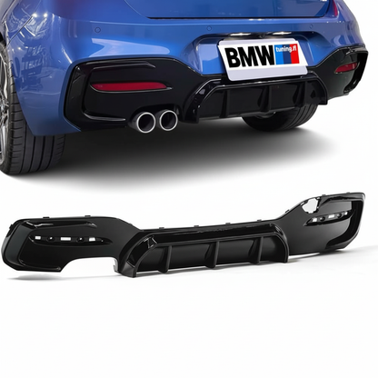 F20 F21 LCI M-performance takapuskurin diffuusori kiiltävän musta