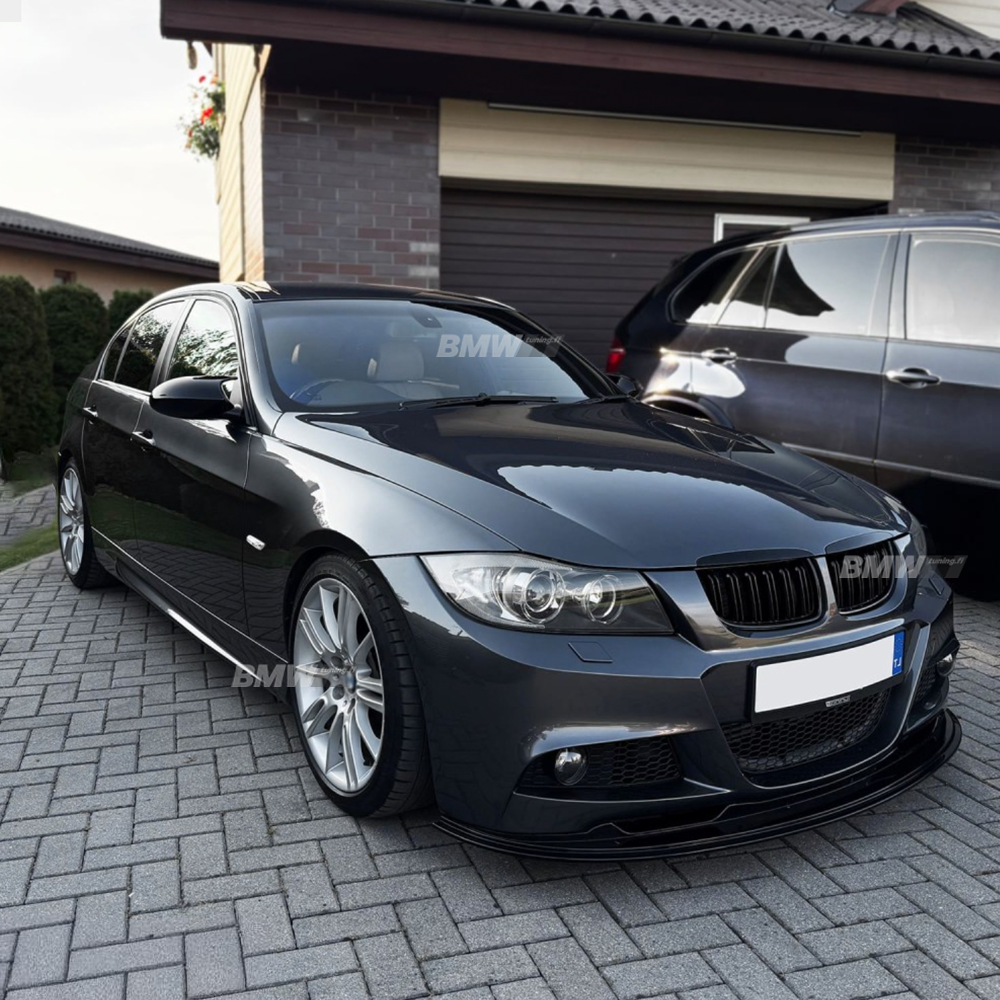 BMW E90 E91 M3-Look Glossy Black Kidneys