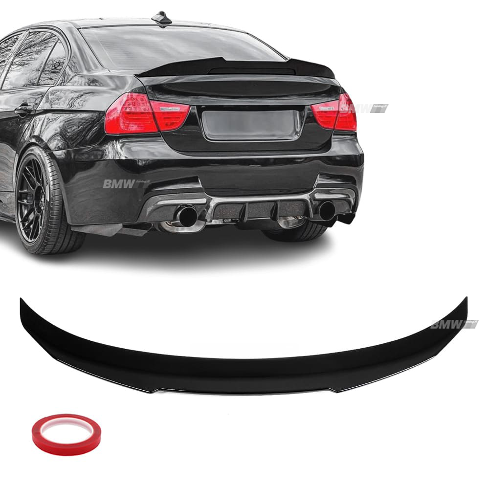 BMW E90 PSM-look glossy black rear spoiler