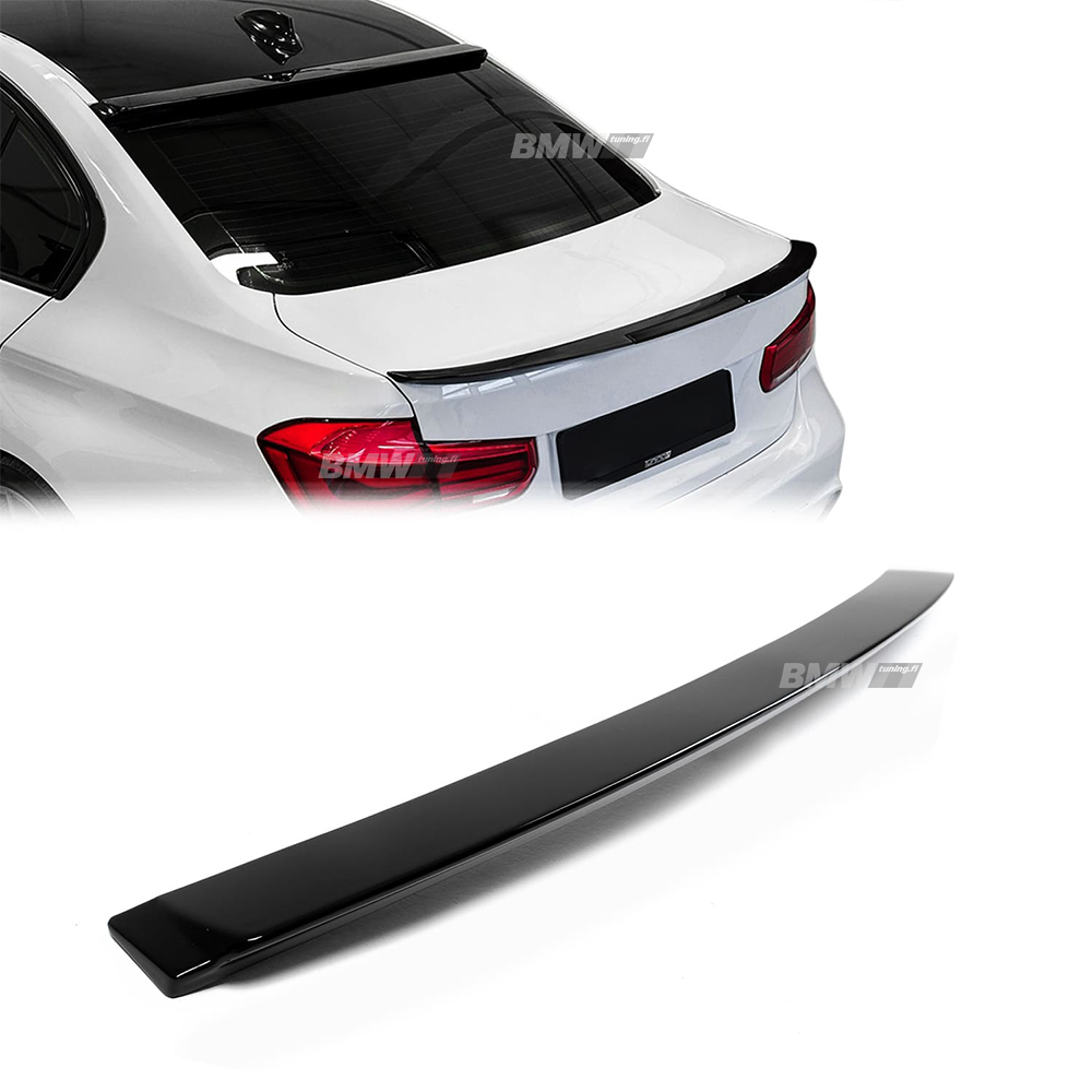 BMW F30, Rear window spoiler glossy black
