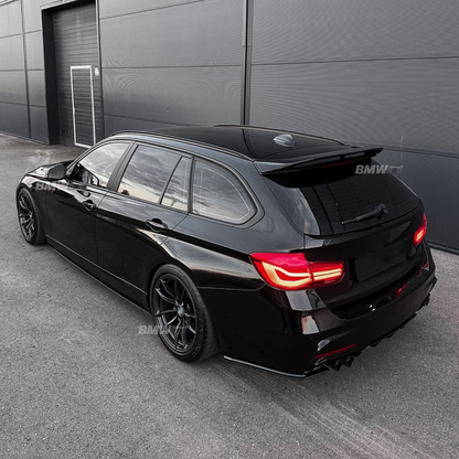 BMW F30 F31, M-Performance helmojen lisäosat kiiltävän musta
