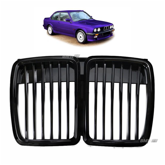 BMW E30 Munuaiset Single Kiiltävä Musta