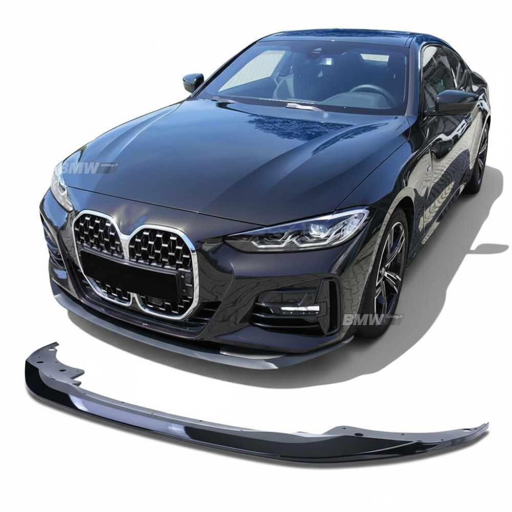 BMW G22 G23 G26 kiiltävän musta M-sport etuspoileri