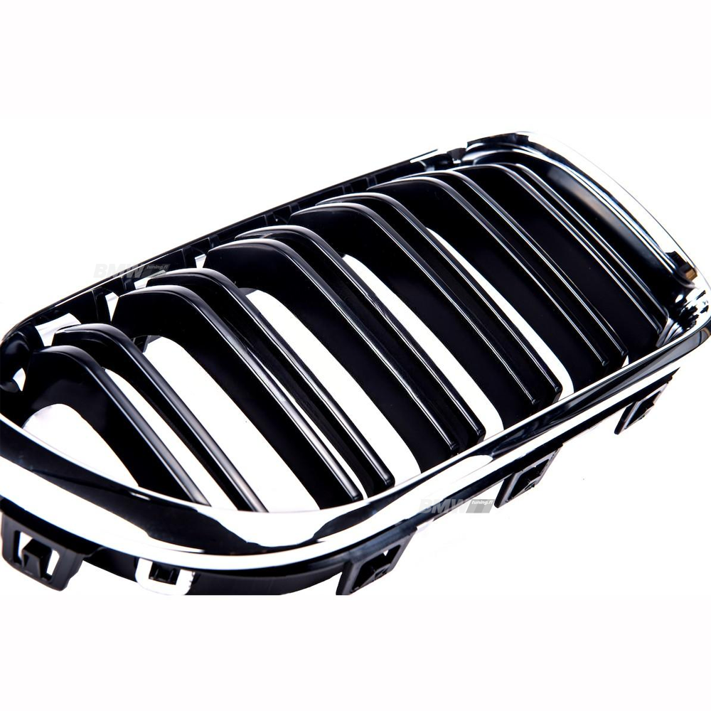BMW F20 F21 LCI M-look Munuaiset Kromi / Musta