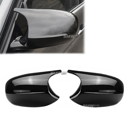 Bmw E90 E91 E92 E93, E81 E82 E87 LCI M3-Look kiiltävän mustat peilinkuoret