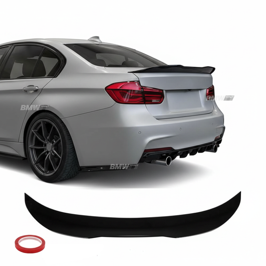 BMW F30, PSM-Look kiiltävän musta takaspoileri