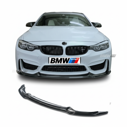 BMW F80 F82 F83 M3 M4, Front bumper lip genuine carbon fiber