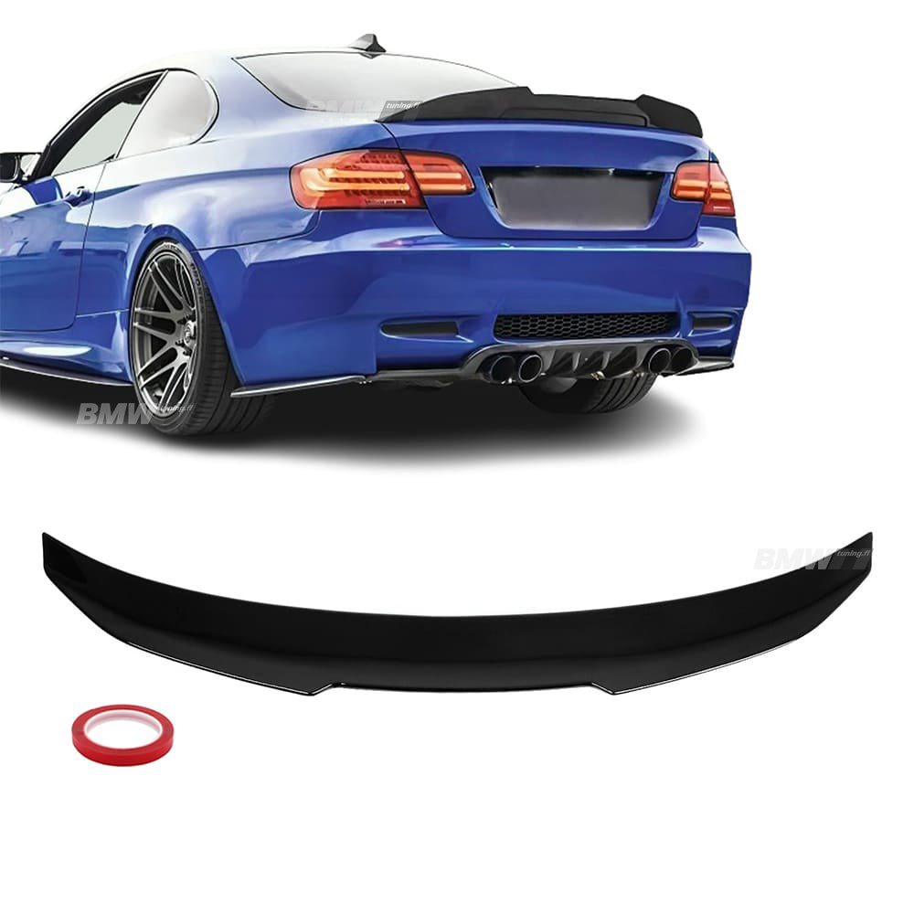 BMW E92 PSM-look High kick glossy black rear spoiler