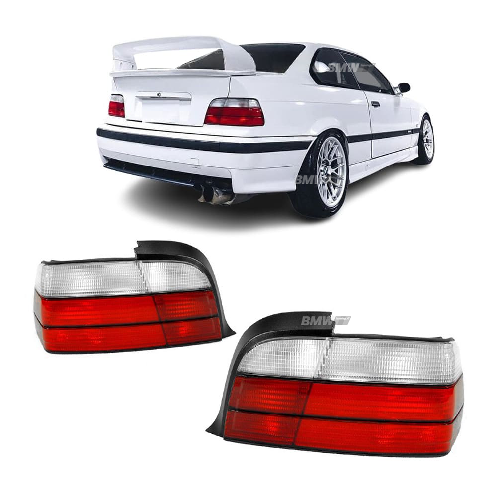 Bmw E36 Coupe/Avo takavalot vm. 90-99 punavalkoiset