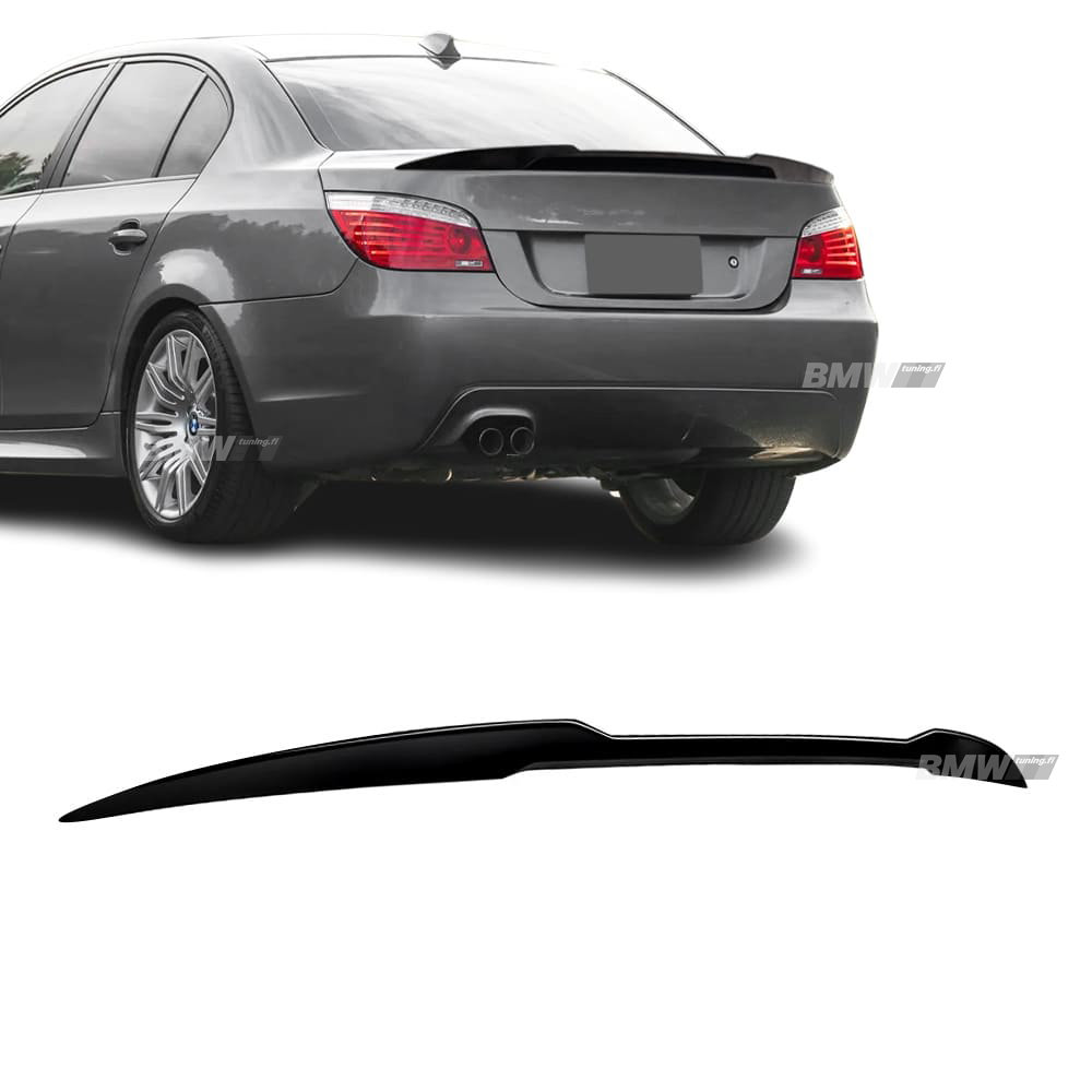 BMW E60 M4 Look glossy black rear spoiler