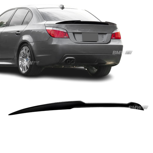 BMW E60 M4 Look glossy black rear spoiler