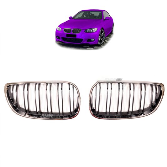 BMW E92 E93 M-look Munuaiset Kromi / Musta