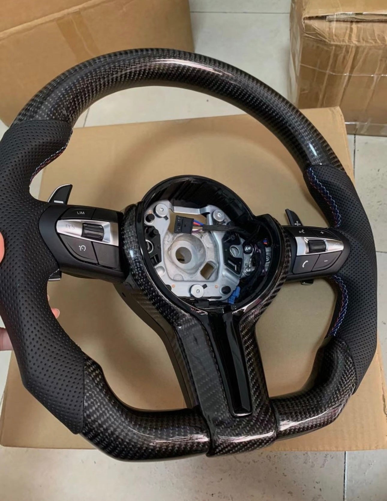For BMW 1-4 series Genuine carbon fiber M-look special steering wheel