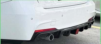 BMW F30 F31 Diffusori + splitterit, jarruvalolla kiiltävän musta