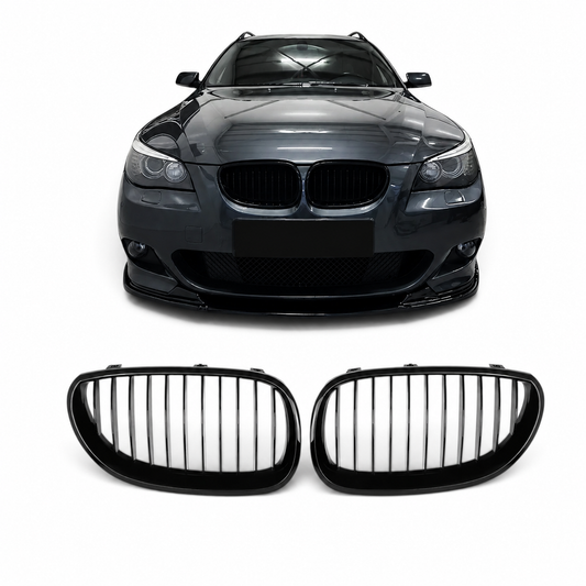 BMW E60 E61 kiiltävän mustat Single-
look munuaiset