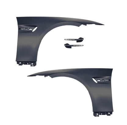 BMW E92 E93, M3-Look lokasuojat LED-vilkuilla