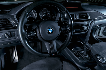 BMW F-sarjalaisiin carbon look ratin suoja M-sport