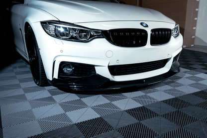 BMW F32 F33 F36, M-Performance etupuskurin lippa kiiltävän musta