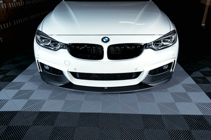 BMW F32 F33 F36 M-performance etupuskurin lippa carbon look