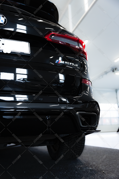 BMW X5 G05, Aero kiiltävän musta takadiffuusori