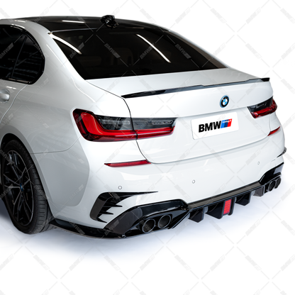 BMW G20 / G21 Erikoisdiffuusori jarruvalolla kiiltävän musta