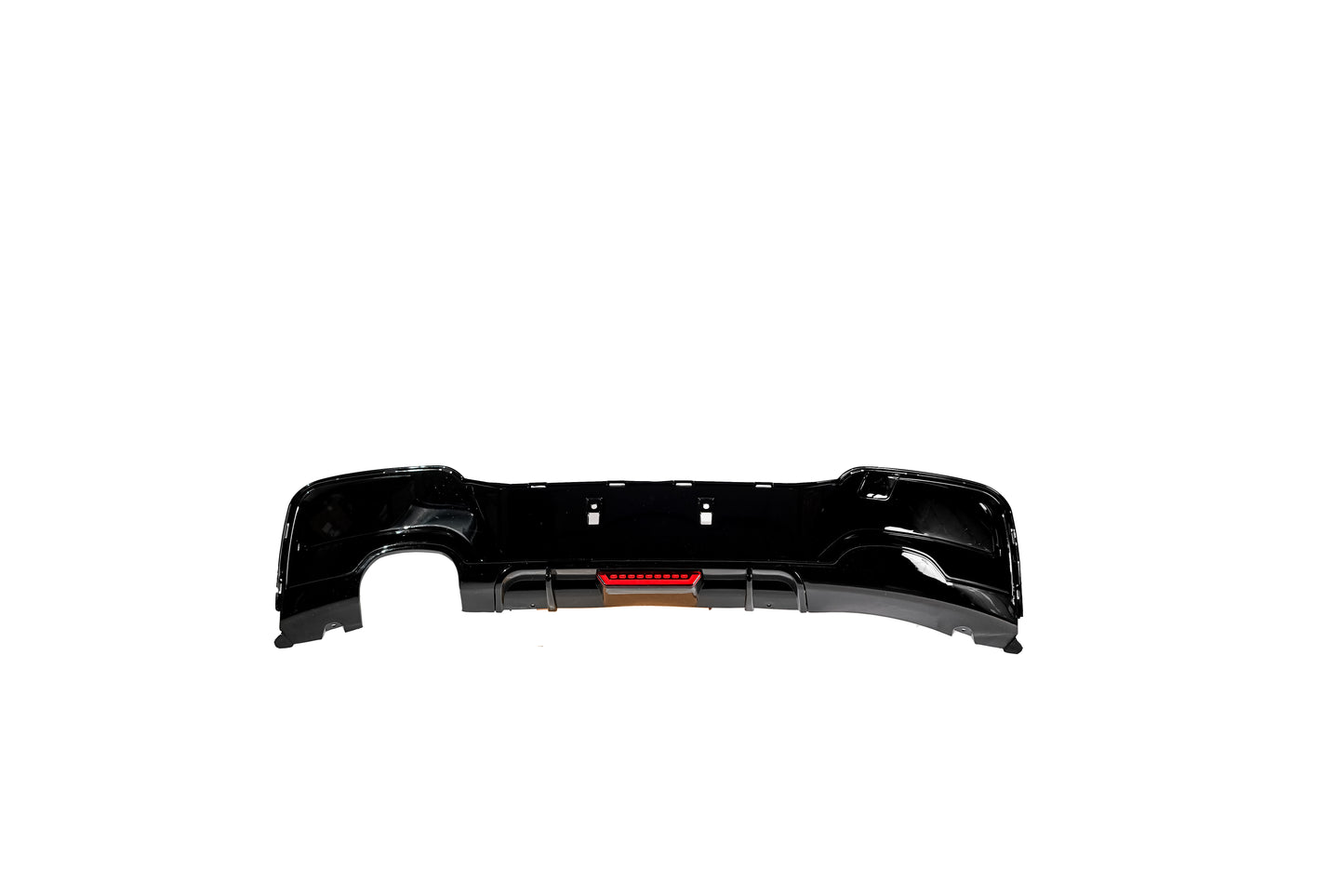 BMW F20 F21 M-performance takapuskurin diffuusori Jarruvalolla kiiltävän musta