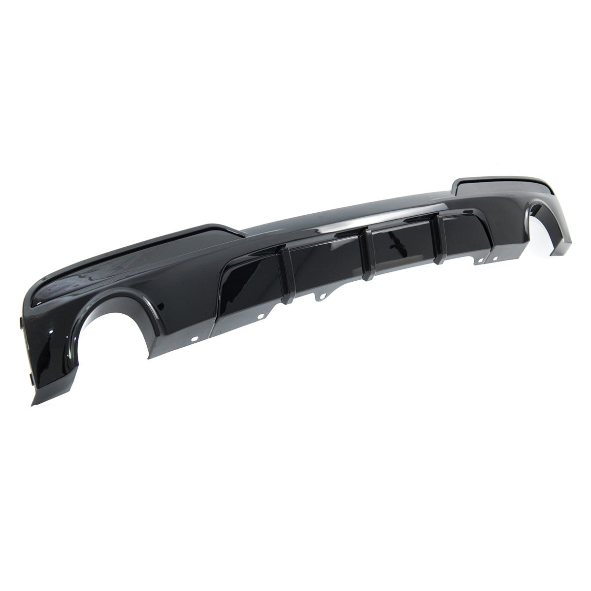 Rear Diffuser Gloss Black suitable for BMW 5 Series F10 F11 2009-2016
