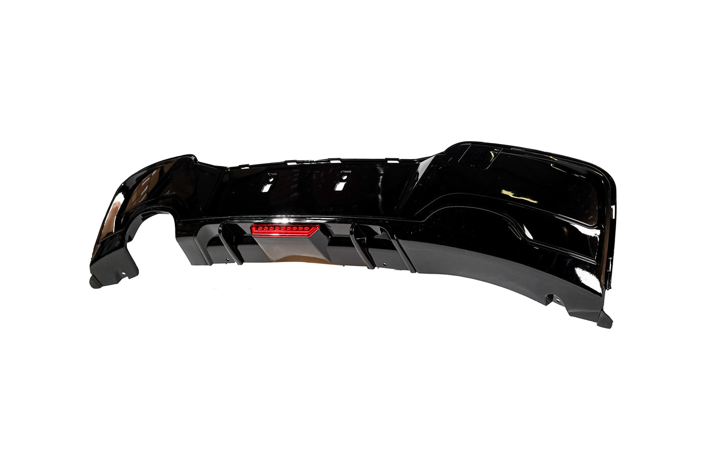 BMW F20 F21 M-performance takapuskurin diffuusori Jarruvalolla kiiltävän musta