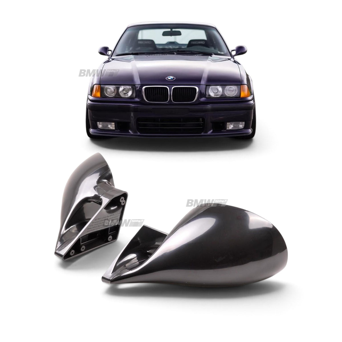 BMW E36 M-Look Sivupeilit (manuaalisäätö)