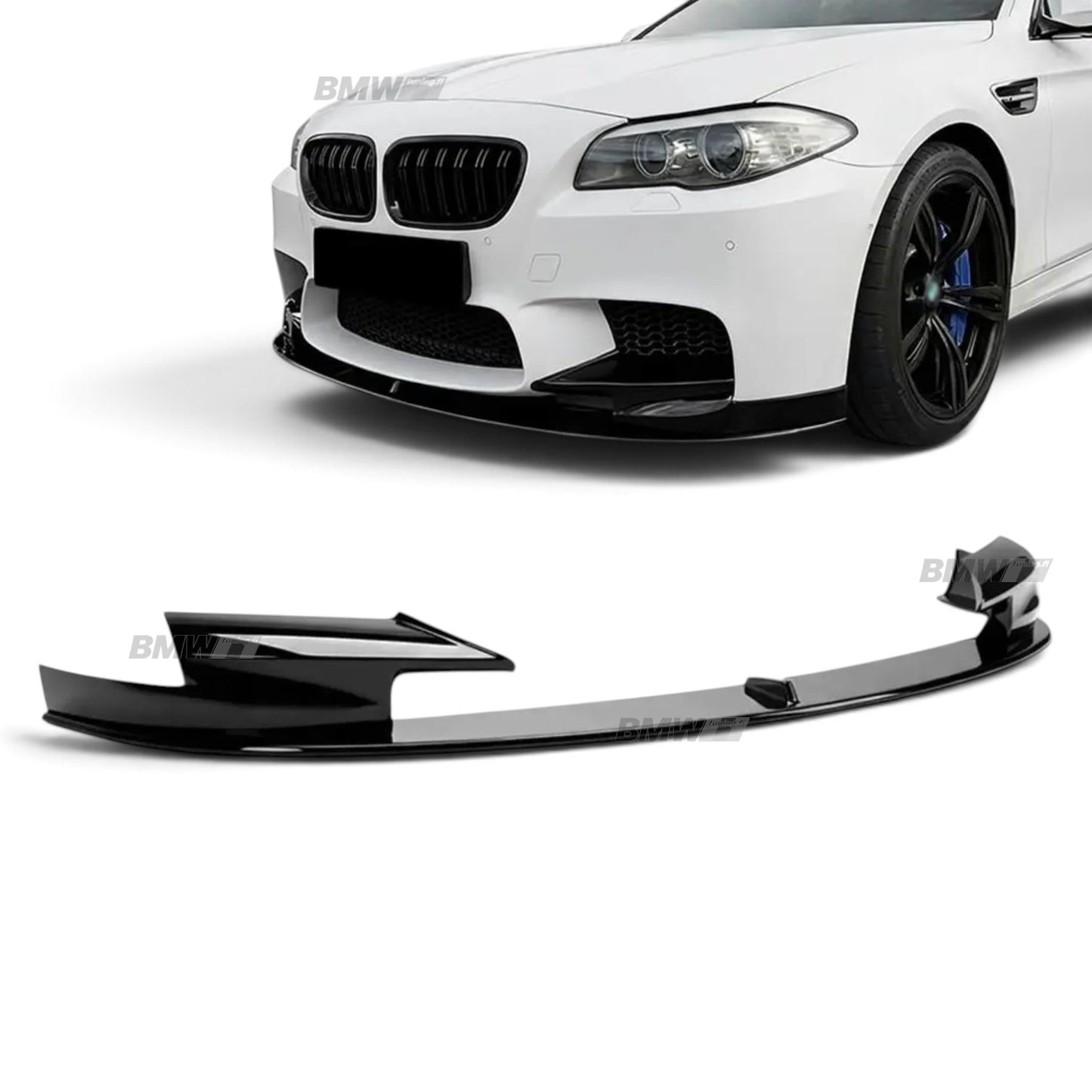 BMW F10 M5 M-Performance Etulippa, Kiiltävän Musta