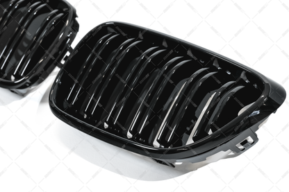 BMW F22 F23, kiiltävän mustat M-Look munuaiset