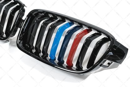 BMW F30 F31, kiiltävän mustat/M-color munuaiset