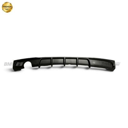 BMW F30 F31 M-Performance diffuusori M-Sport takapuskuriin, Matta musta