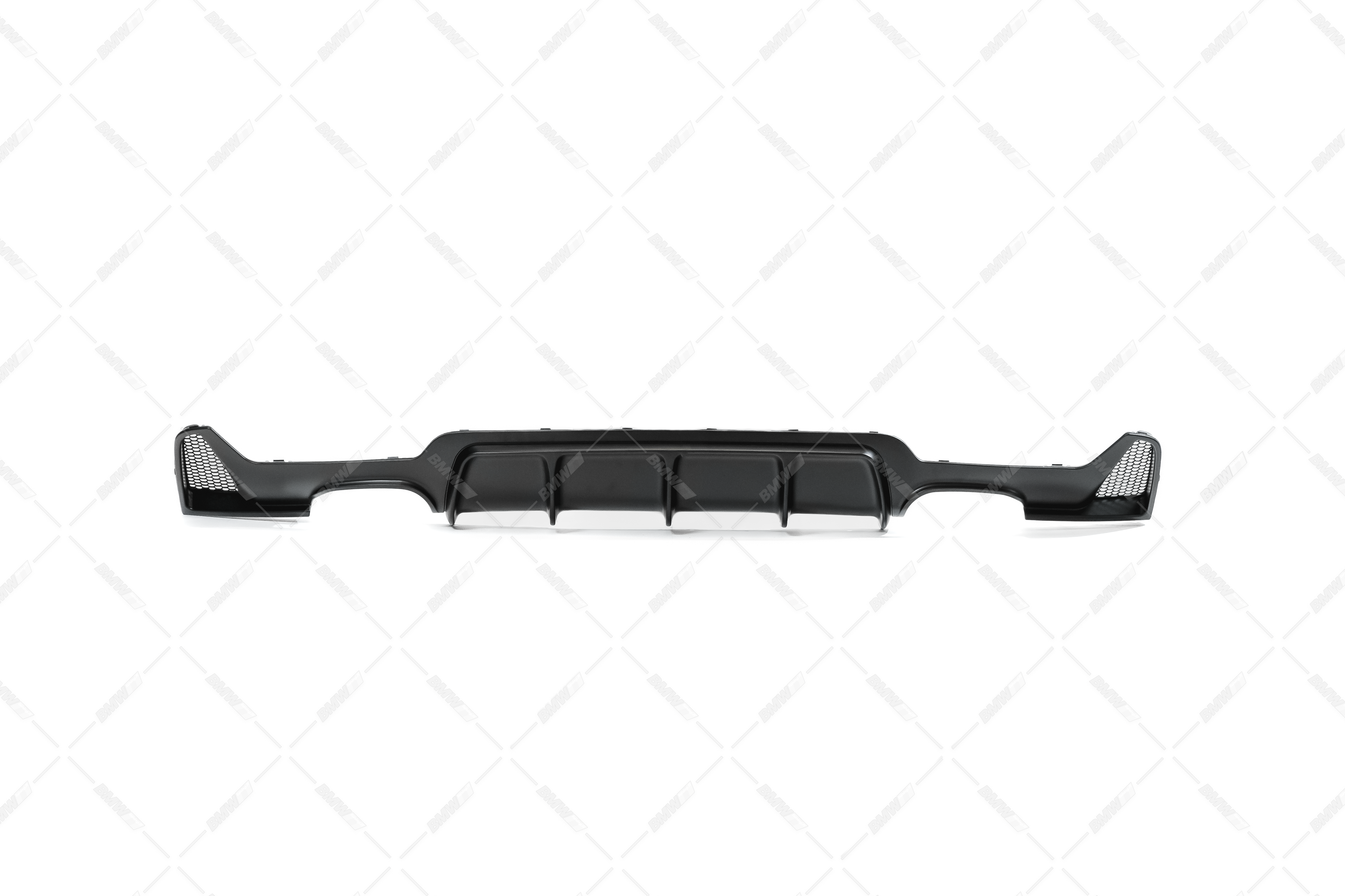 BMW F32 F33 F36, M-Performance matte black rear bumper diffuser – BMWTuning