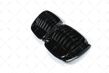 BMW X4 F26 / X3 F25 LCI, M-look glossy black kidneys