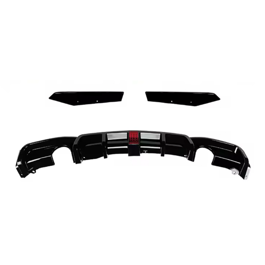 BMW F30 F31 Diffusori + splitterit, jarruvalolla kiiltävän musta