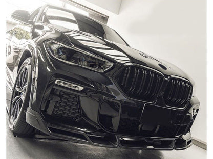 BMW X6 G06, M look kiiltävän mustat munuaiset