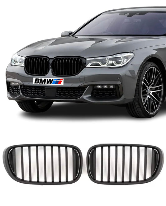 BMW G11 G12, Single kiiltävän mustat munuaiset