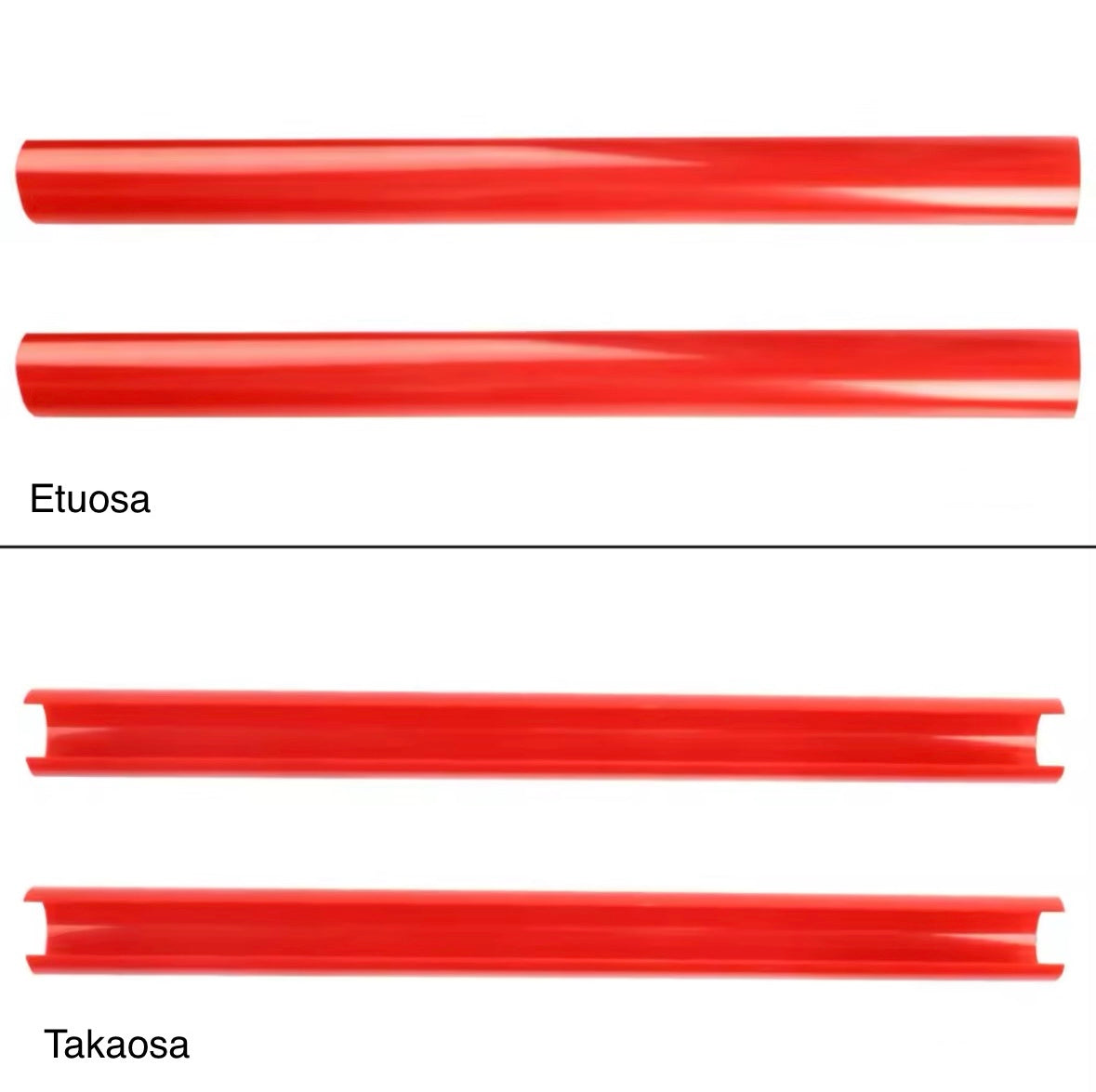 BMW (F10 F11 F20 F21 F30 F31 E90 E92) V-tukirautojen kuoret munuaisten taakse (punainen)