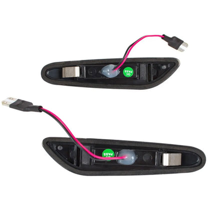 BMW E60/E61, E81/E82, E87/E88, E90/E91, E92/E93, Tummat LED sivuvilkut