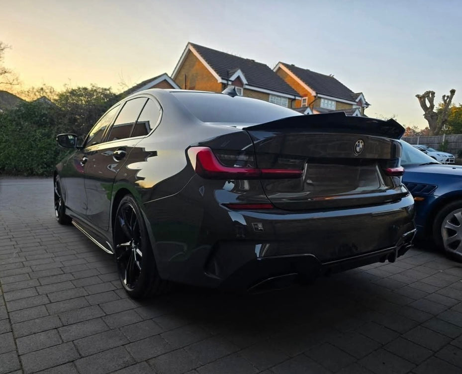 BMW G20 Kiiltävän musta PSM takaspoileri