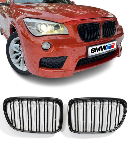 BMW X1 E84, kiiltävän mustat M-Look munuaiset