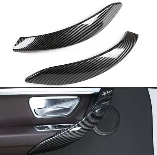 Bmw F30,F31,F32,F33,F36 sisätilan kahvat etupuolille hiilikuitulook. Pari 2kpl